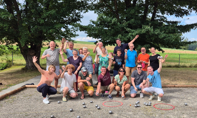 10. Jahrestag Petanqueclub Gruppenfoto
